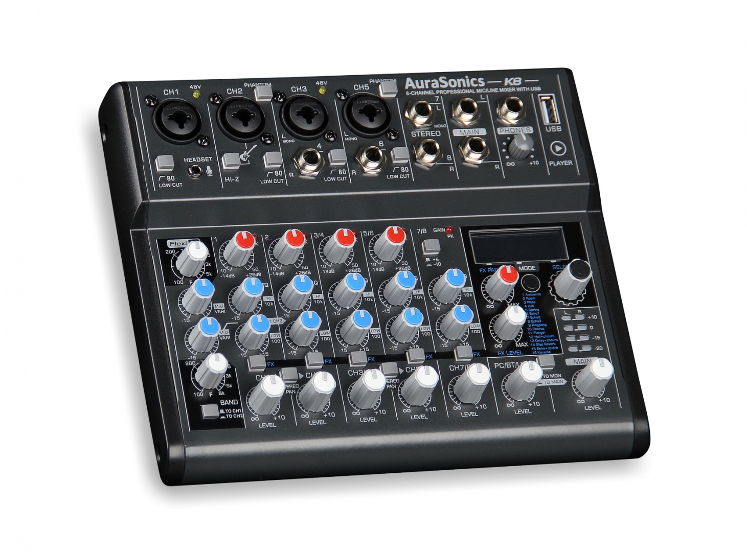 AuraSonics K8 компактный микшерный пульт в Михайловске