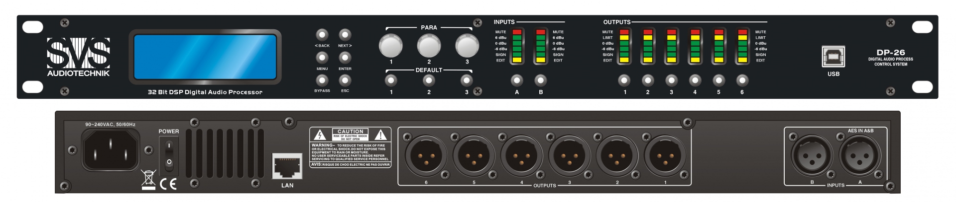 SVS Audiotechnik DP-26 Цифровой процессор: 2 входа 6 выходов в Михайловске