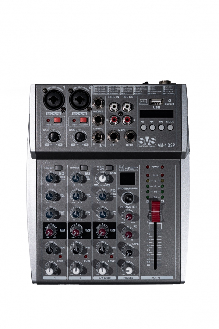 SVS Audiotechnik mixers AM-4 DSP Аналоговый микшерный пульт, 4-канала в Михайловске